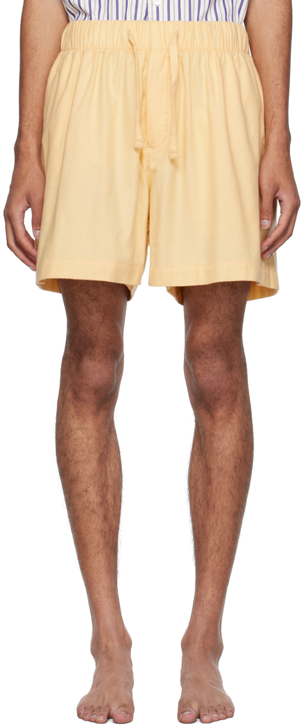 Yellow Four-Pocket Pyjama Shorts