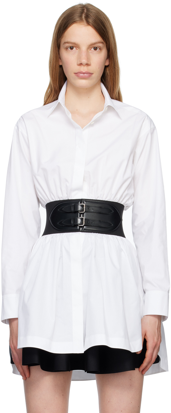ALAÏA White Belted Shirt