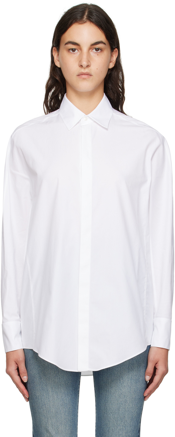 ALAÏA White Button Shirt