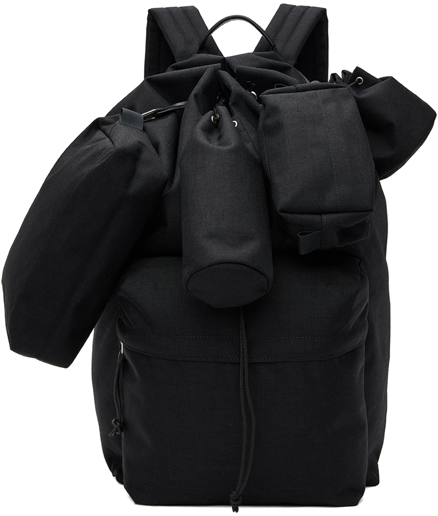 Black Aeta Edition Large Backpack Set In Nylon Black
