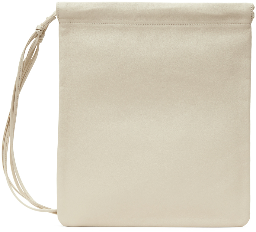 AURALEE Off-White Square Pouch