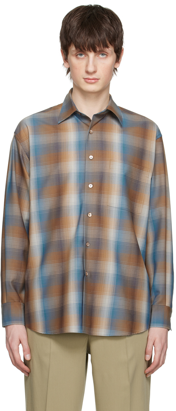 Brown Check Shirt