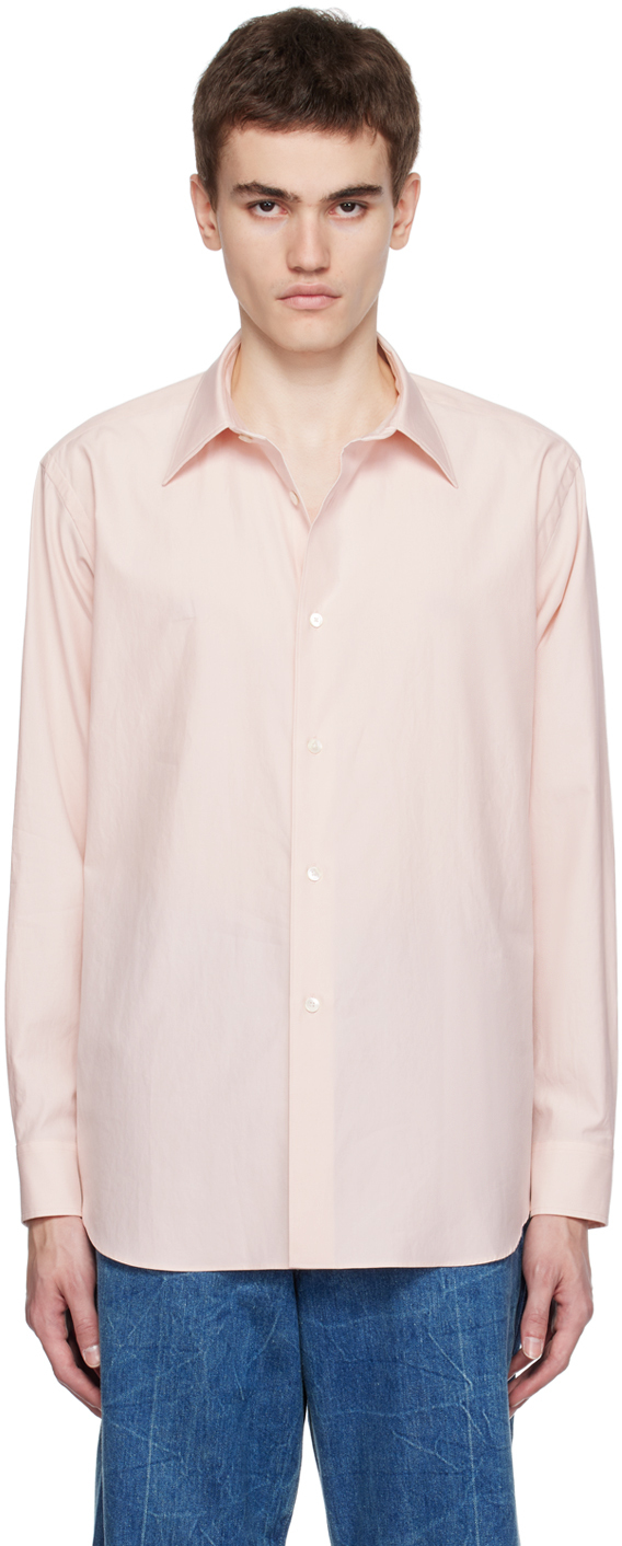 AURALEE Pink Button Shirt — free download