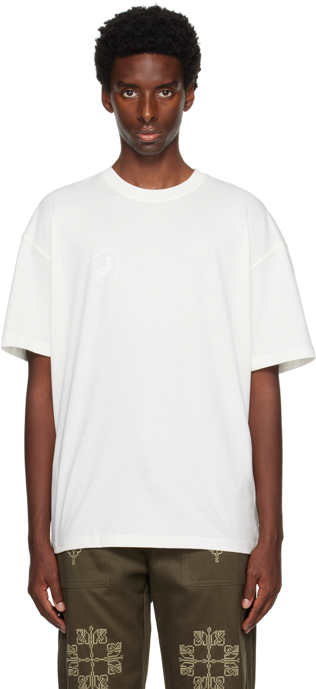 Adish Off-white Stolen Meadows T-shirt In Off White