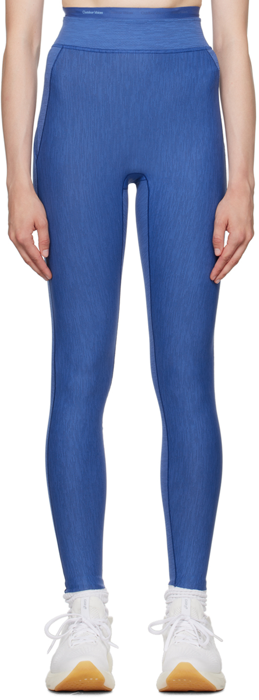Blue Thrive 7/8 Leggings by Outdoor Voices on Sale