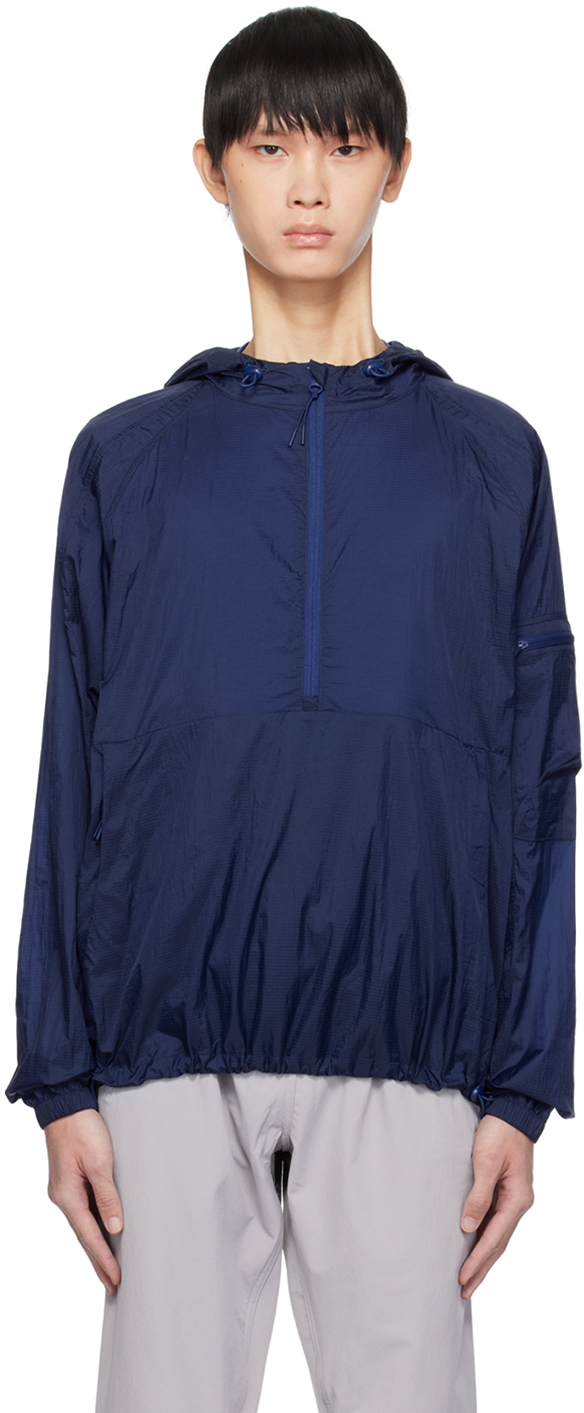 Blue Windbreaker Jacket