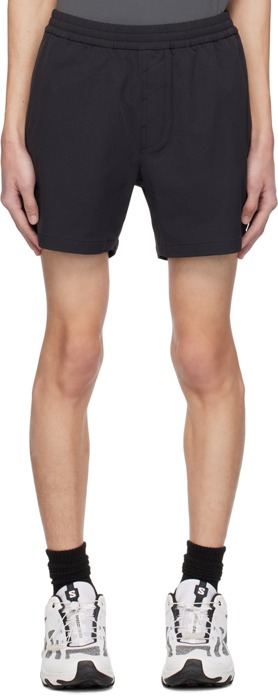 Black RecTrek Shorts by Outdoor Voices on Sale