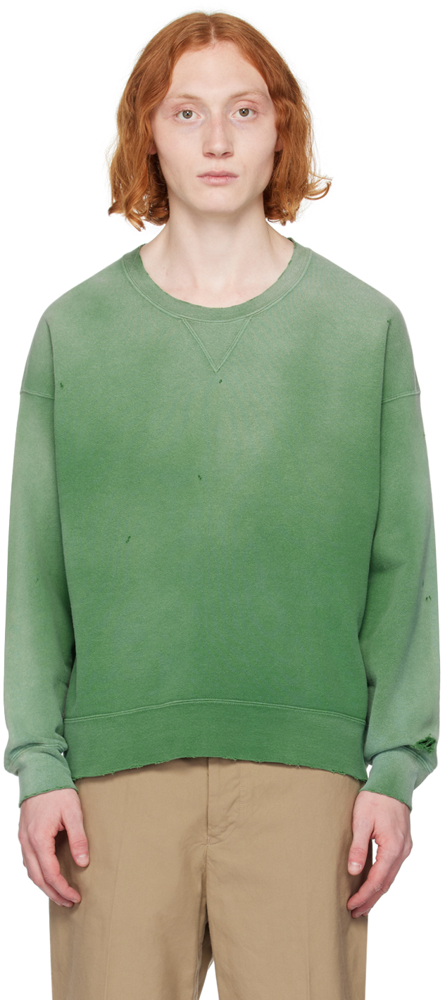 visvim: Green Jumbo SB Sweatshirt | SSENSE