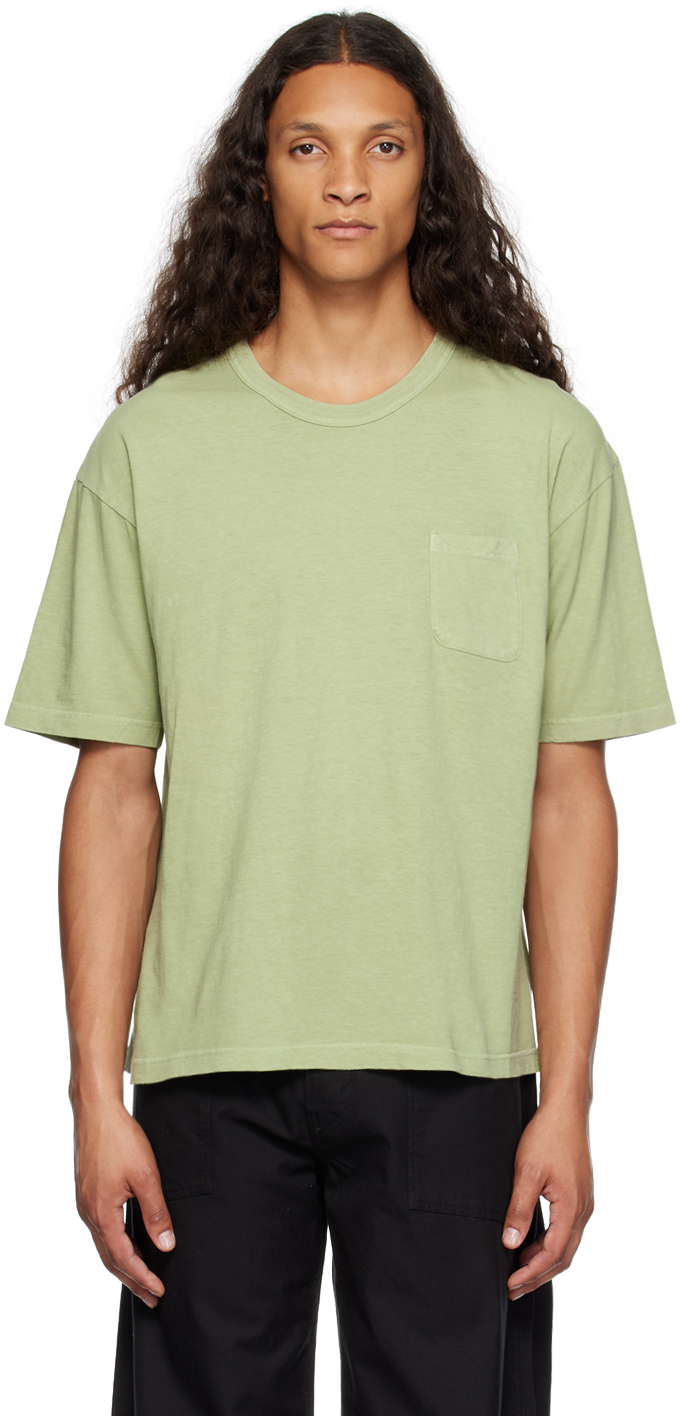 Visvim Green Amplus T-shirt In Lt.green
