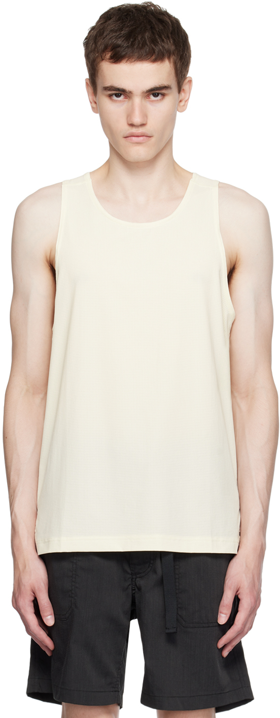 Off-White Breezy Tank Top by Outdoor Voices on Sale