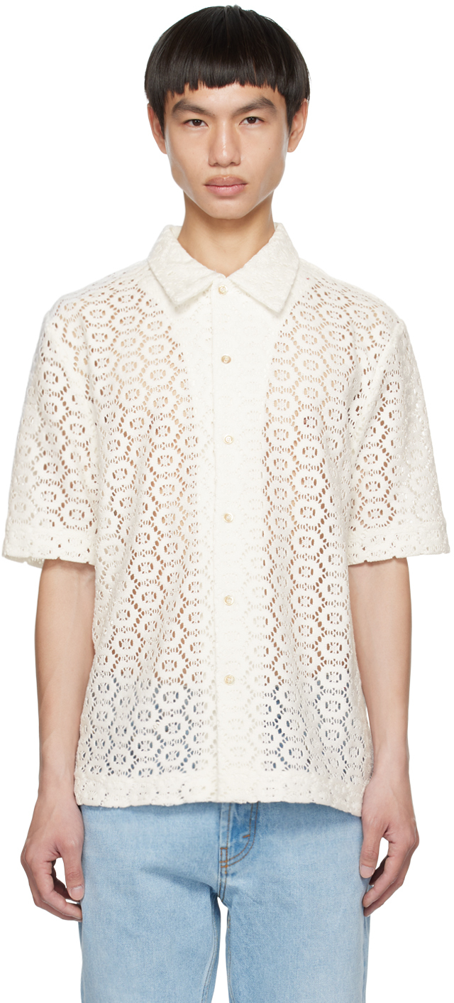 Séfr Shirt In White Cotton | Smart Closet