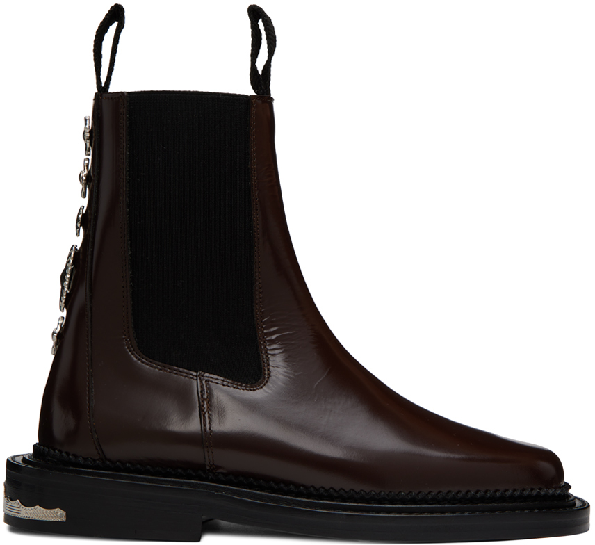 Toga Ssense Exclusive Brown Boots