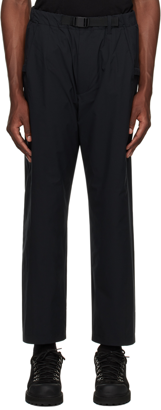 GOLDWIN BLACK ALL DIRECTION TROUSERS