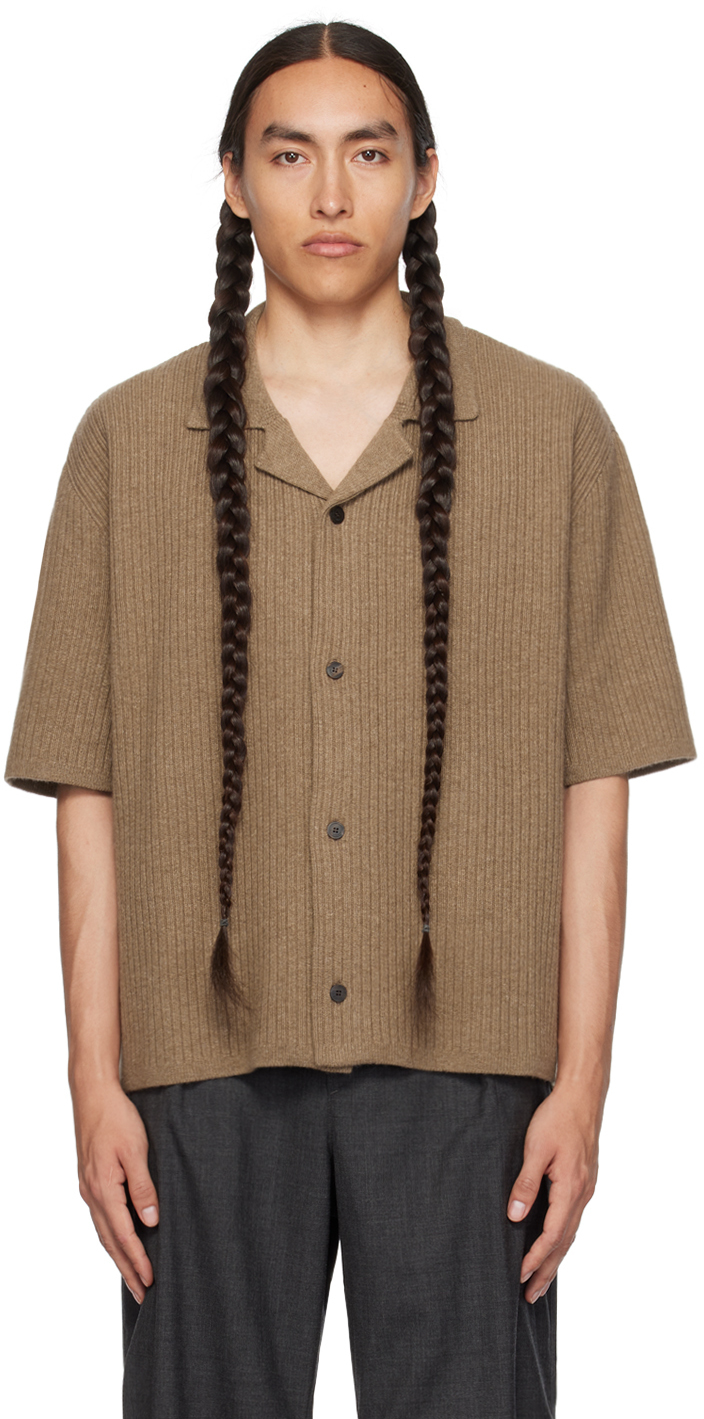 Le17septembre Brown Button Shirt