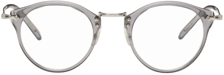 Oliver Peoples: Gray OP-505 Glasses | SSENSE Canada
