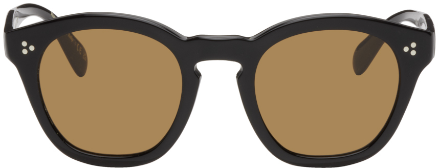 Oliver Peoples: Black Boudreau  Sunglasses | SSENSE