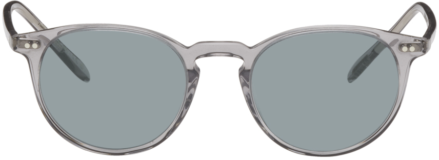 OLIVER PEOPLES GRAY RILEY SUNGLASSES