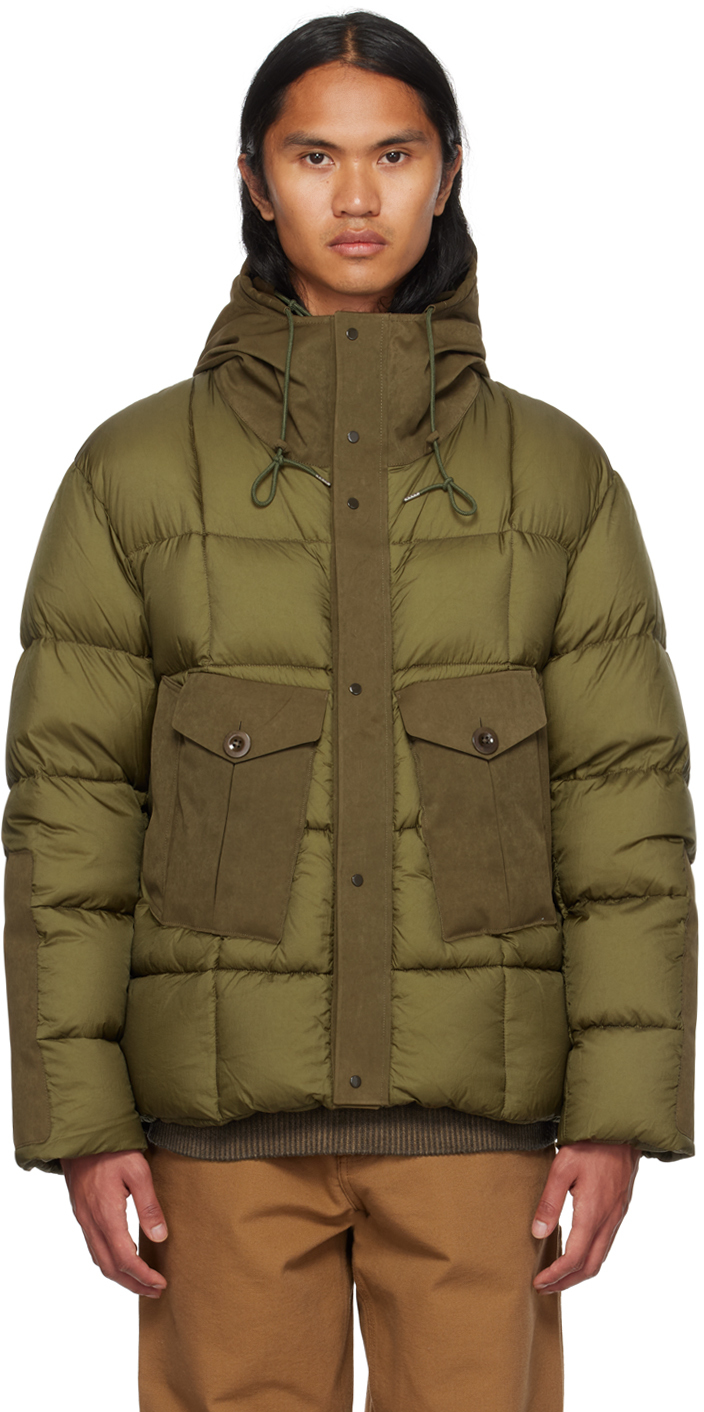 Green Tempest Combo Down Jacket