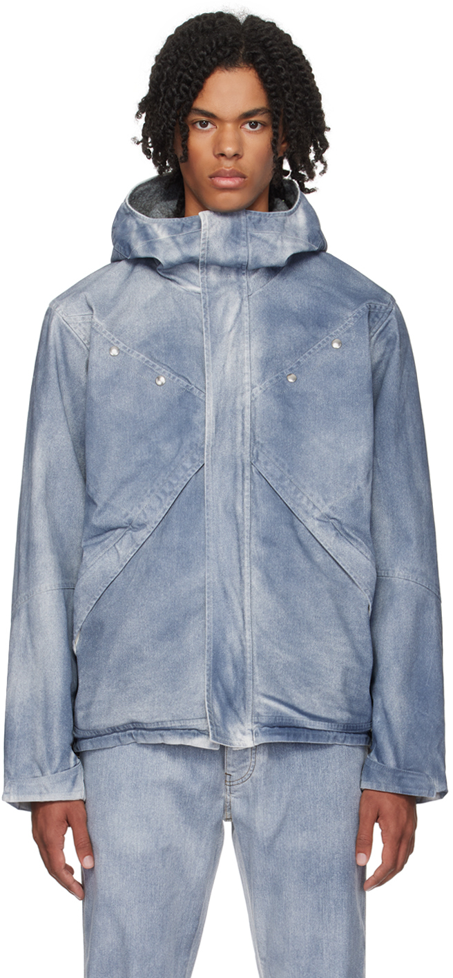 Theophilio SSENSE Exclusive Denim Blazer