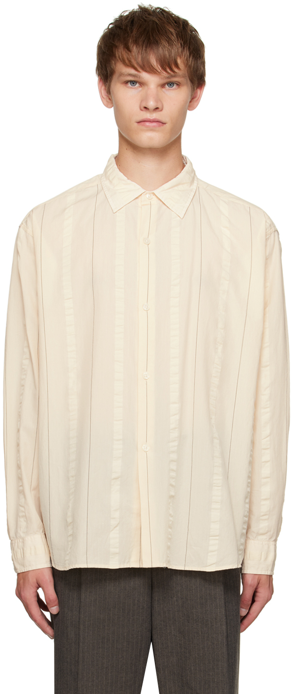 mfpen: Beige Generous Shirt | SSENSE