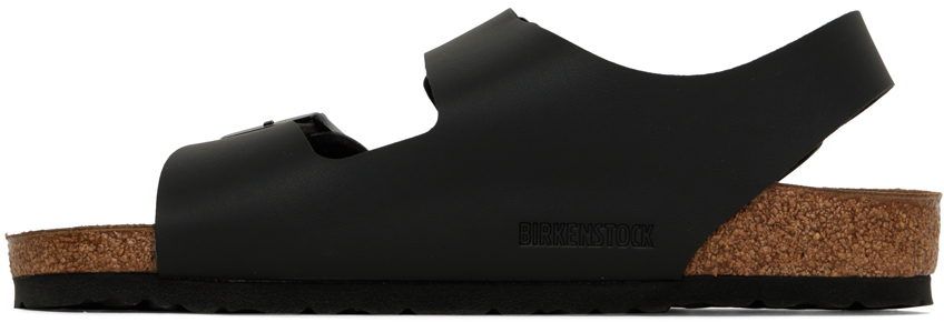 Birkenstock Black Milano Sandals In Black