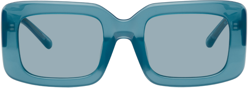 Blue Linda Farrow Edition Jorja Sunglasses