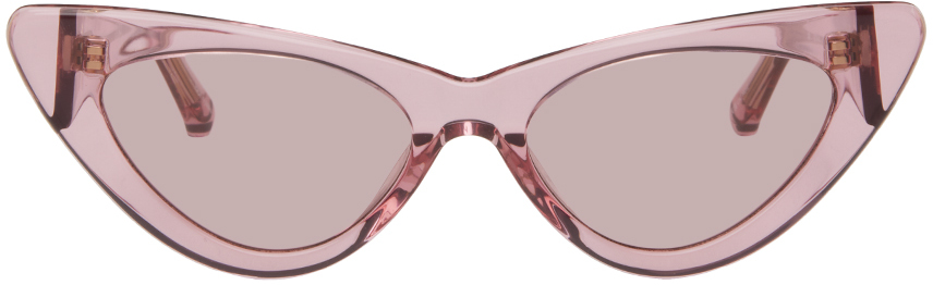 Pink Linda Farrow Edition Dora Sunglasses