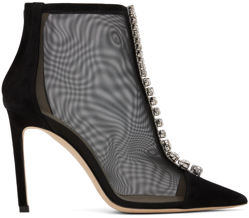 Black Bing 100 Boots by Jimmy Choo on Sale