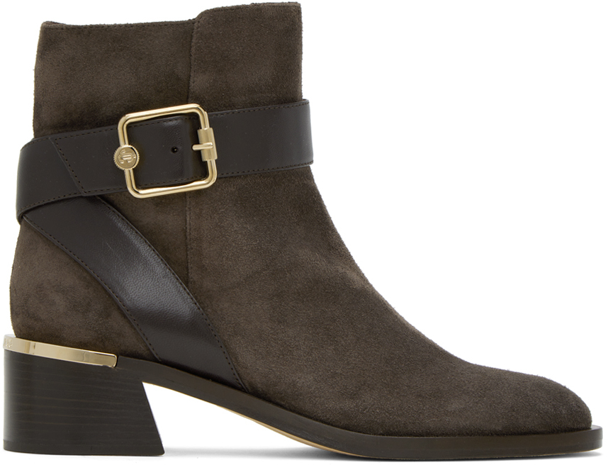 Jimmy Choo Brown Clarice Boots