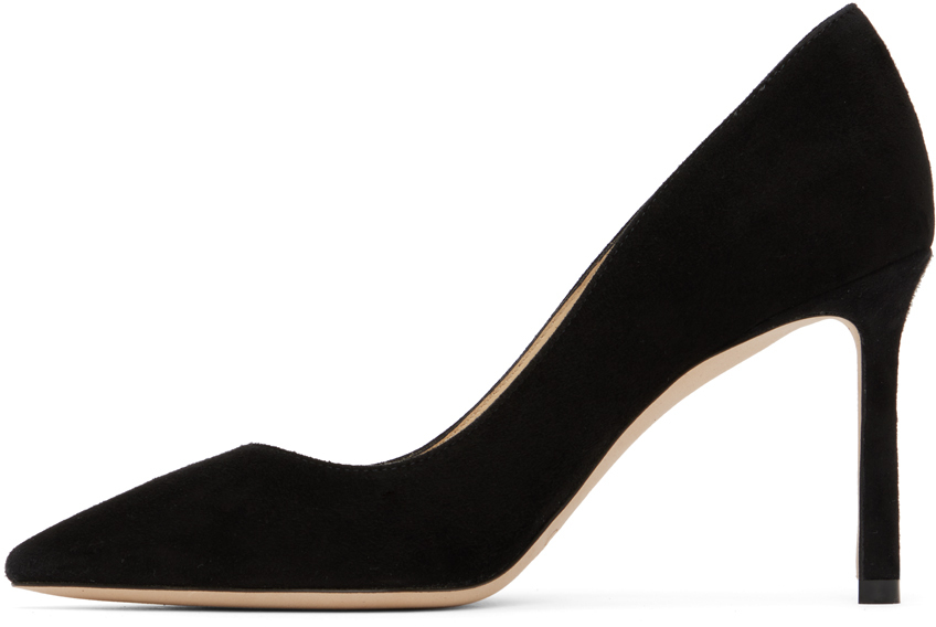 Jimmy Choo Black Romy 85 Heels In Black