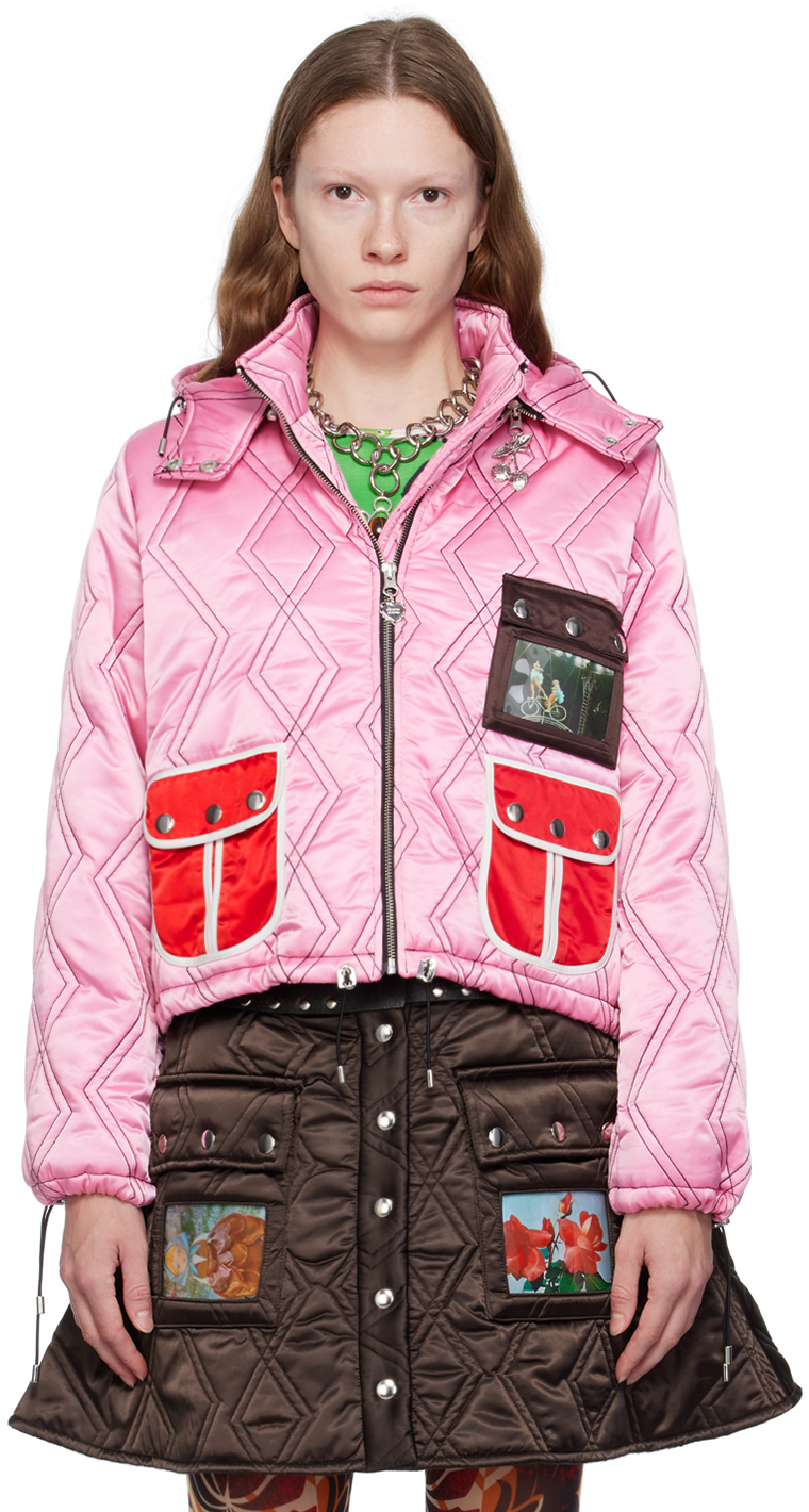 Chopova Lowena: Pink Frosty Jacket | SSENSE Canada