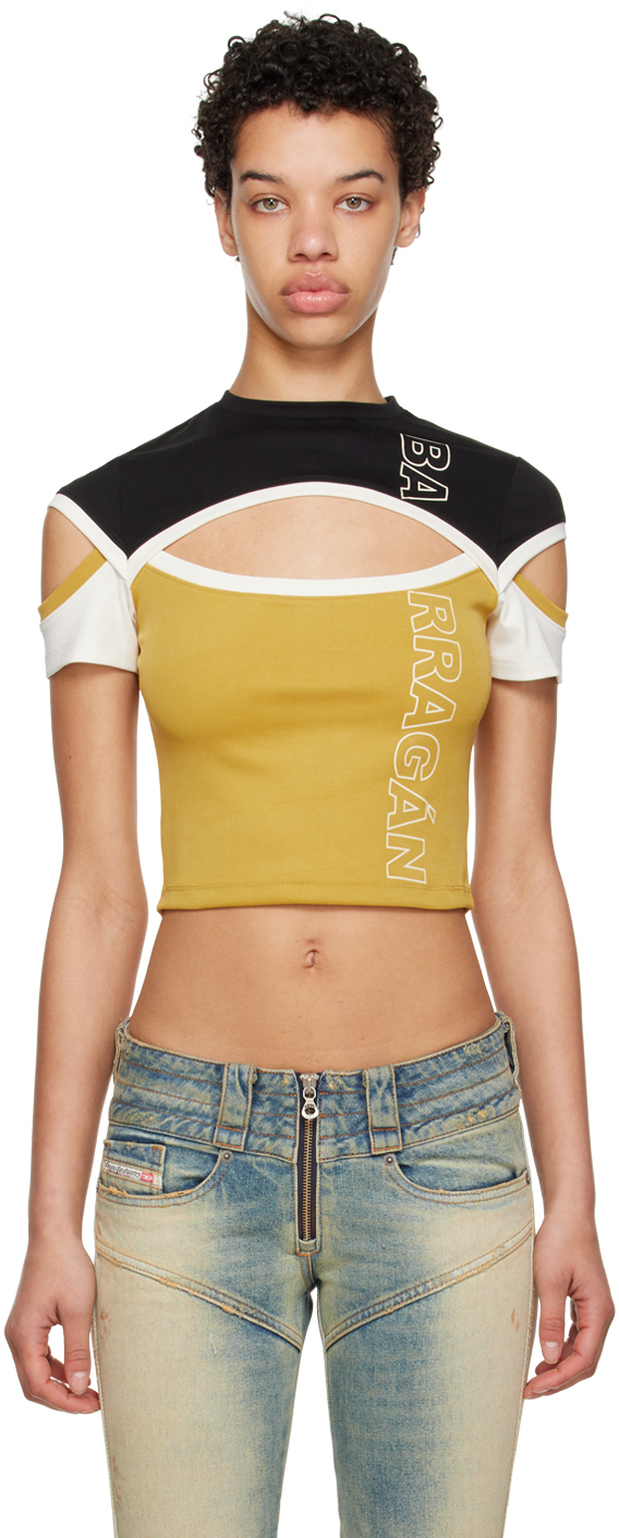 BARRAGÁN SSENSE Exclusive Black & Yellow Brazos T-Shirt