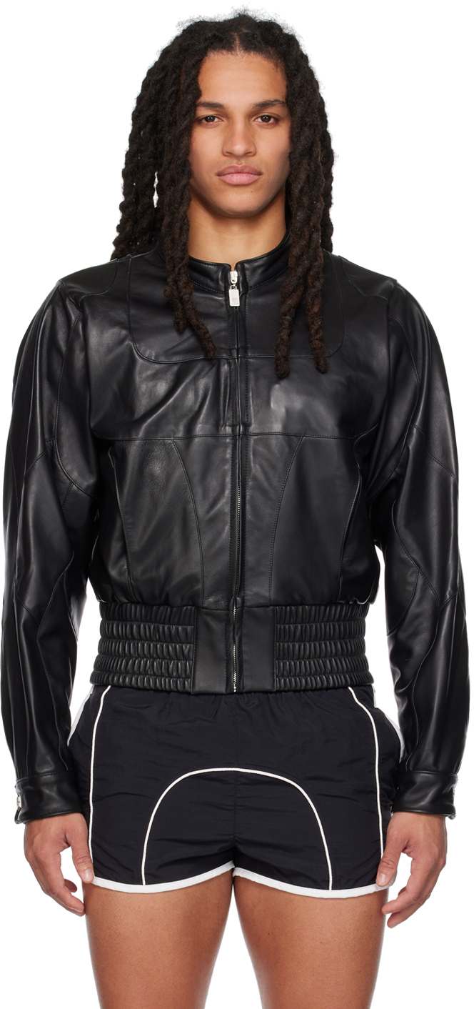 BARRAGÁN Black Cucaracha Leather Jacket