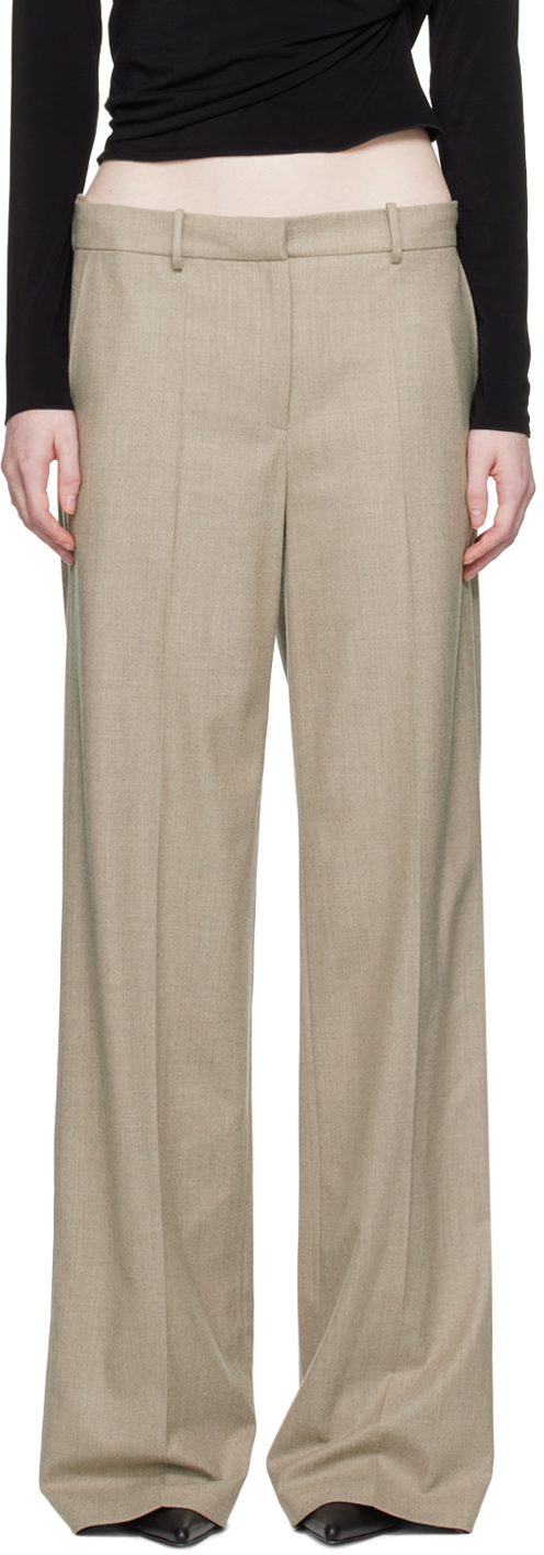 Taupe Two-Pocket Trousers