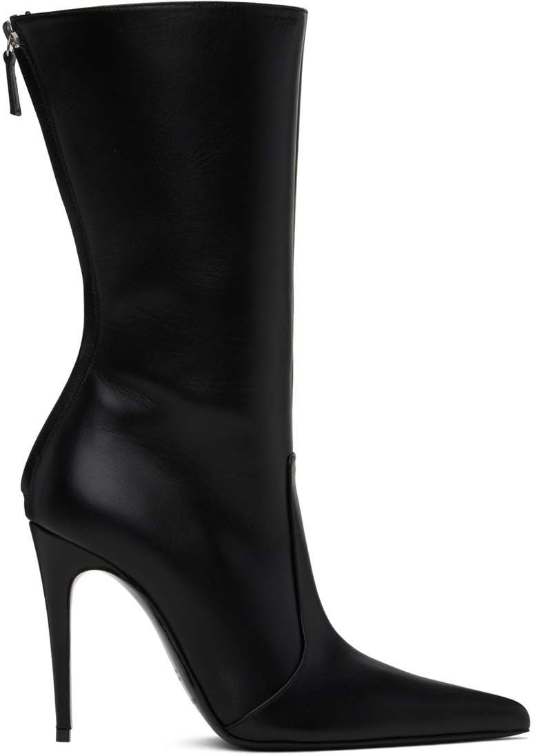 Black Sharp Boots by Magda Butrym on Sale