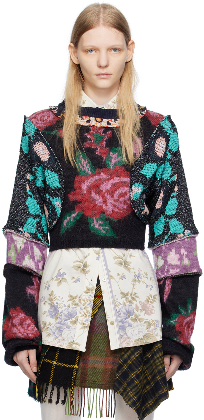 Rave Review Multicolor Frida Sweater In Multi Tartan