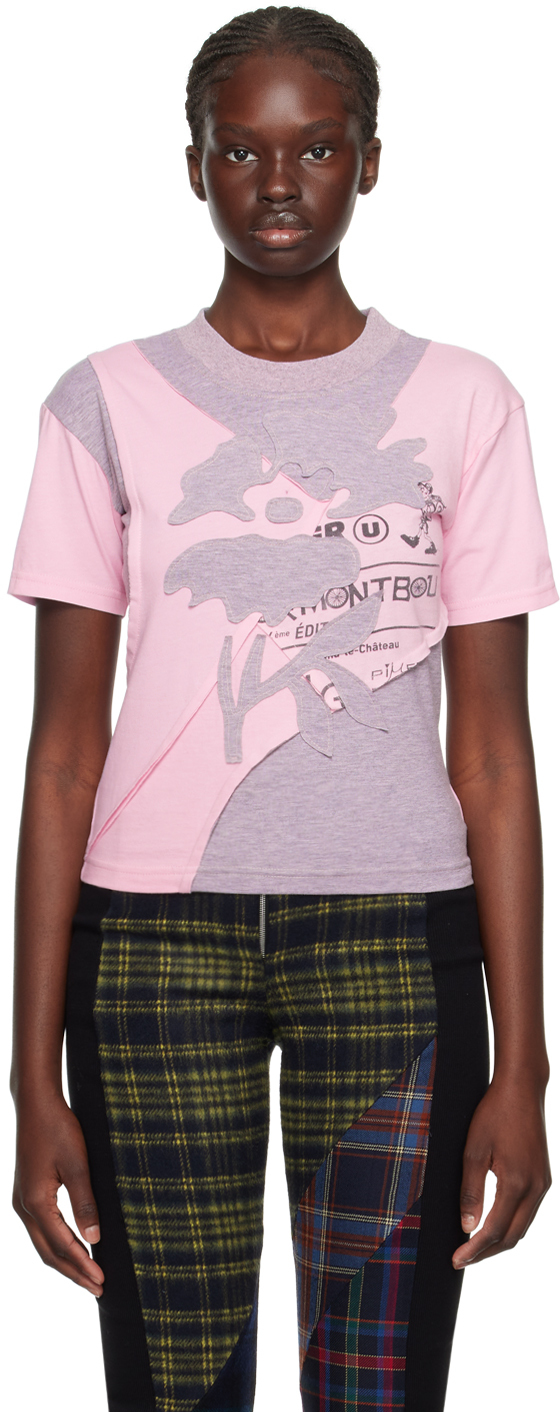 Pink & Gray Unni T-Shirt