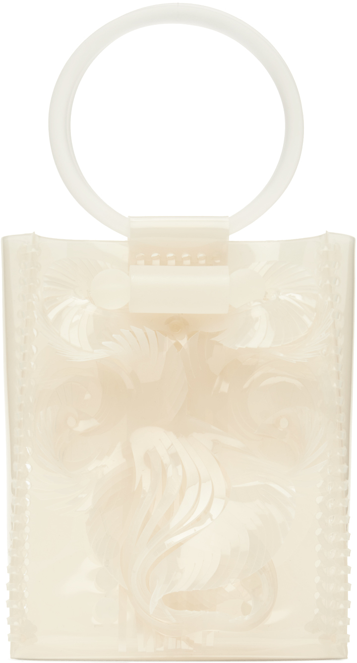 Mame Kurogouchi White Mini Sculptural Bag
