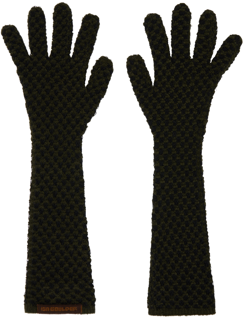 Khaki Thicklace Gloves