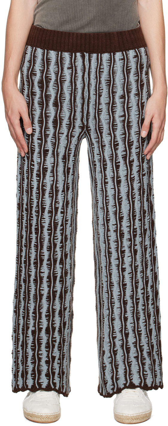 Isa Boulder Brown & Grey More Cactus Sweatpants In Greyhound
