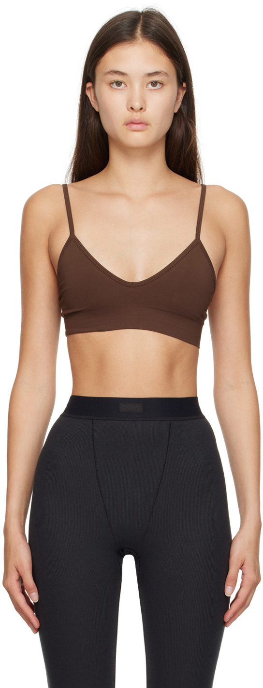 Charlotte Knowles SSENSE Exclusive Black Void Sports Bra - Luxed