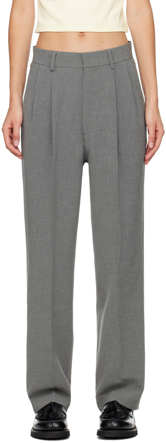 Gray Ape Head One Point Trousers