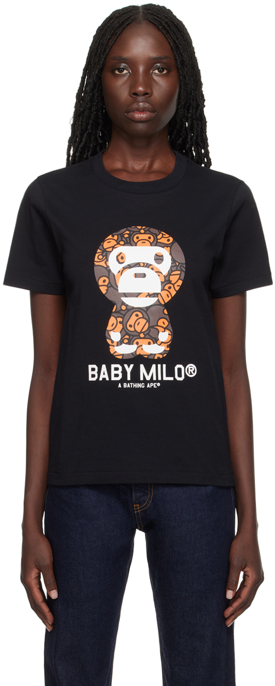 Bape Black 'baby Milo' T-shirt