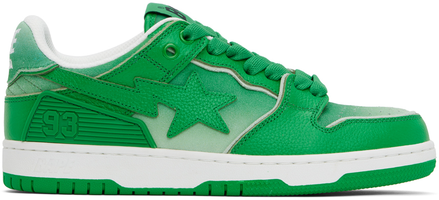 Bape Green Sk8 Sta #4 Sneakers