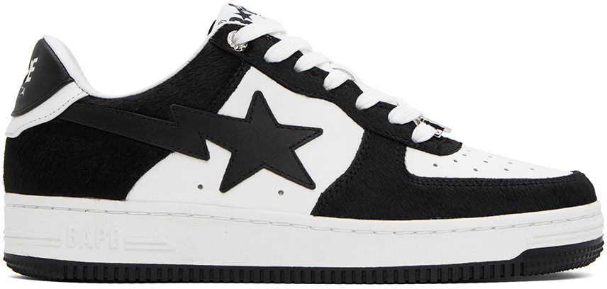 Bape Black & White Sta #1 Sneakers