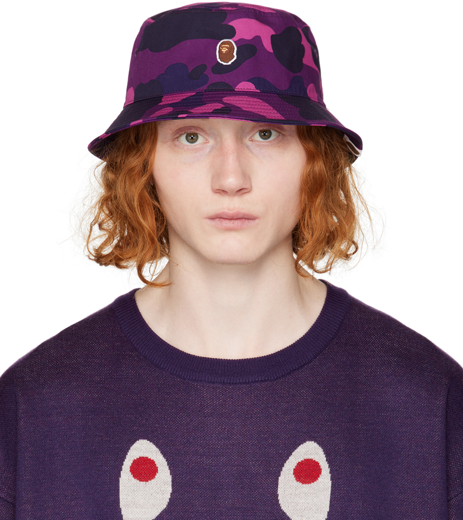 Purple Camo Bucket Hat
