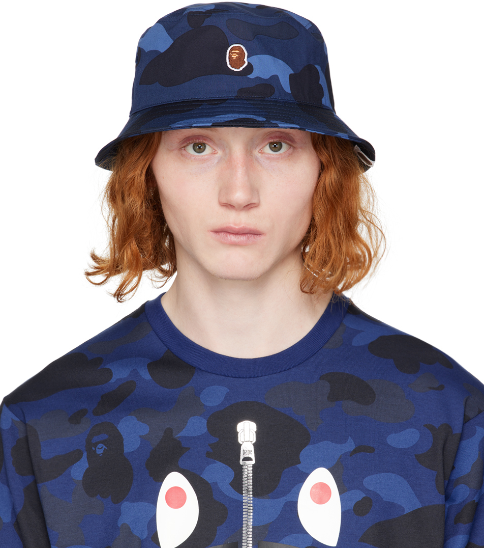 Navy camo bucket hat online