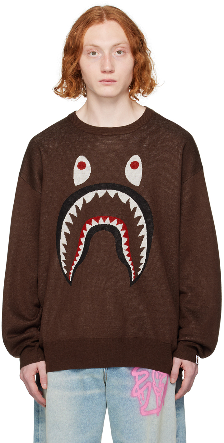 Bape Brown Shark Sweater