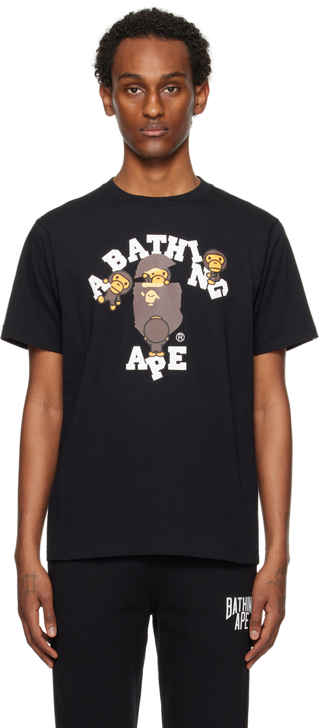 bape baby milo college tee