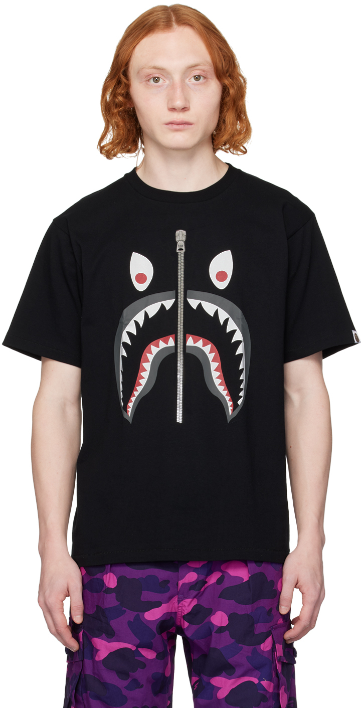 Bape Black Mad Shark T-shirt